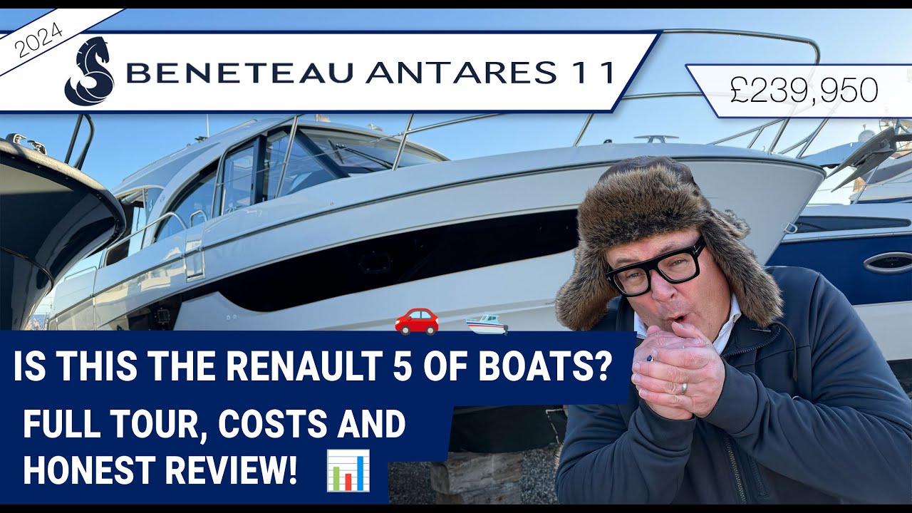 Это Beneteau — новый Renault 5 в мире яхт? 🛥️🌍 Полный обзор Beneteau Antares 11 Coupé 2024 года!