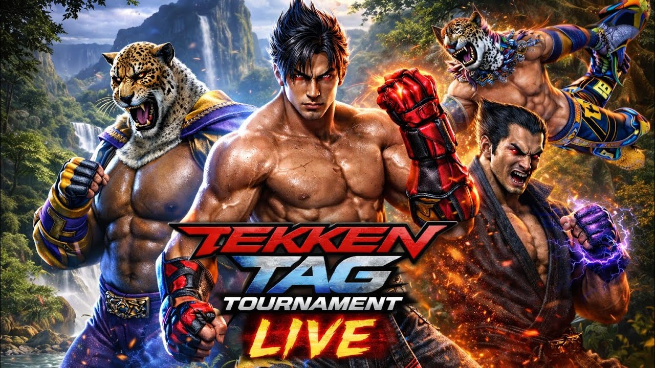 Live Video Game Play Tekken Tag Tournament💥