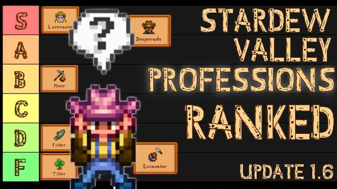 Рейтинг лучших и худших профессий в Stardew Valley — обновление 1.6 (версия 2)