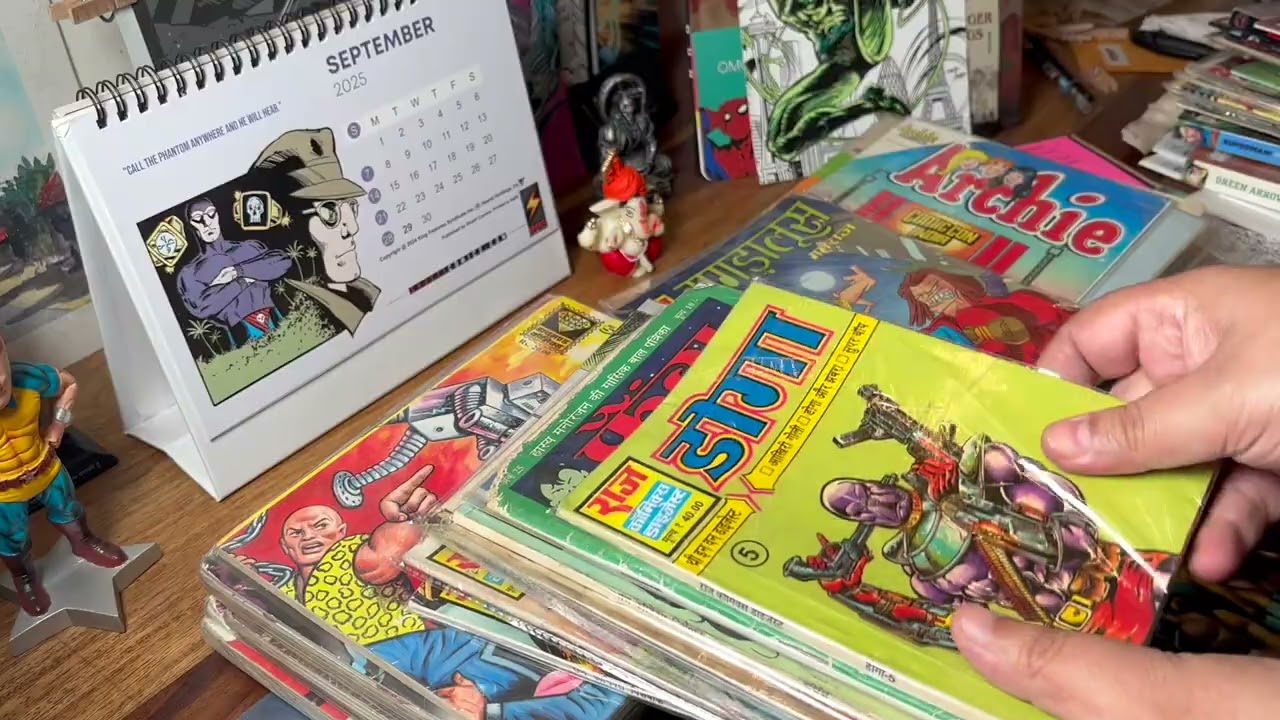 Unboxing Rare Comics & Books from Past Cart  #rarecomics #antique #rajcomics #shaktimaan #archie