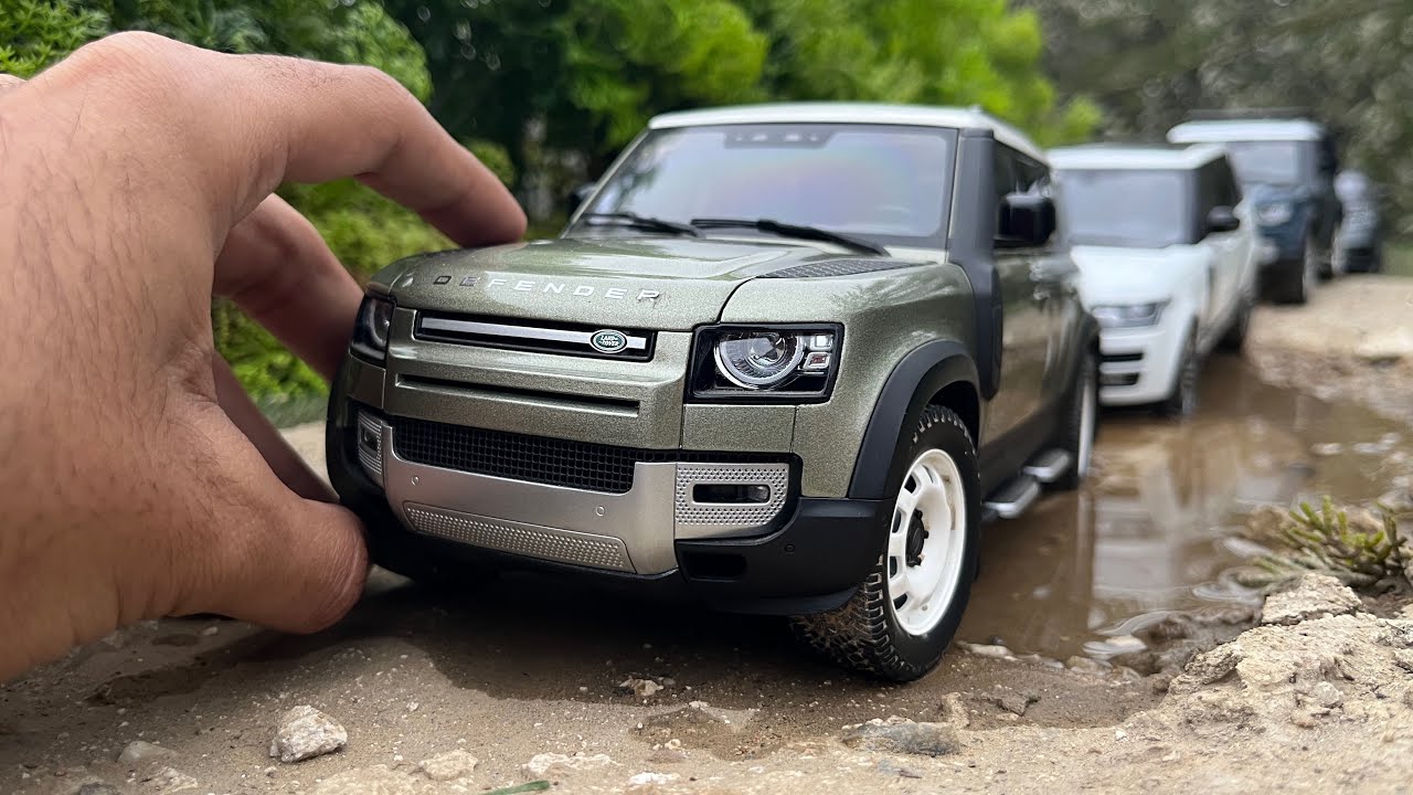 Коллекция моделей автомобилей Land Rover в масштабе 1/18 | Литые модели автомобилей