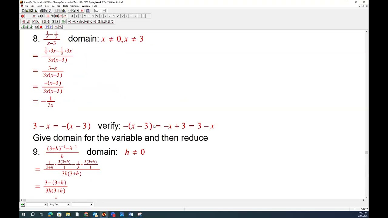 Follow me: Algebra for Cal, Part C