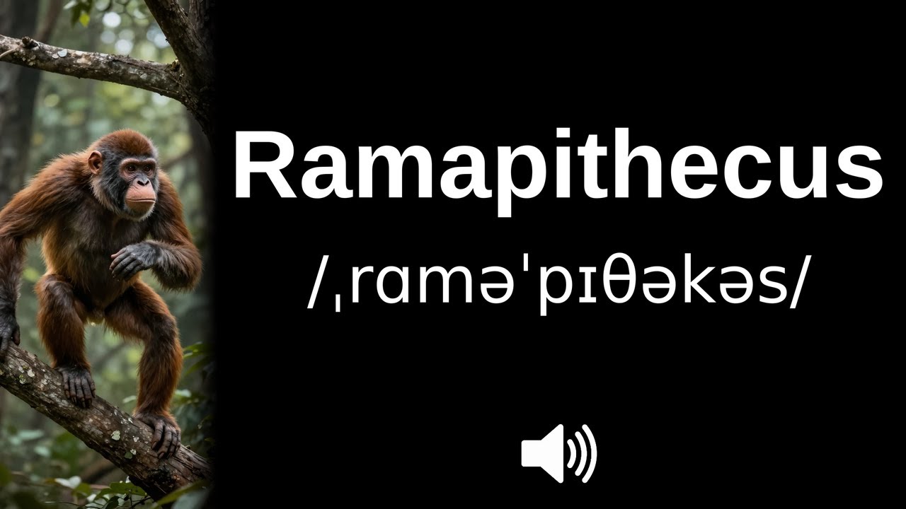 How to pronounce Ramapithecus (CORRECTLY!)
