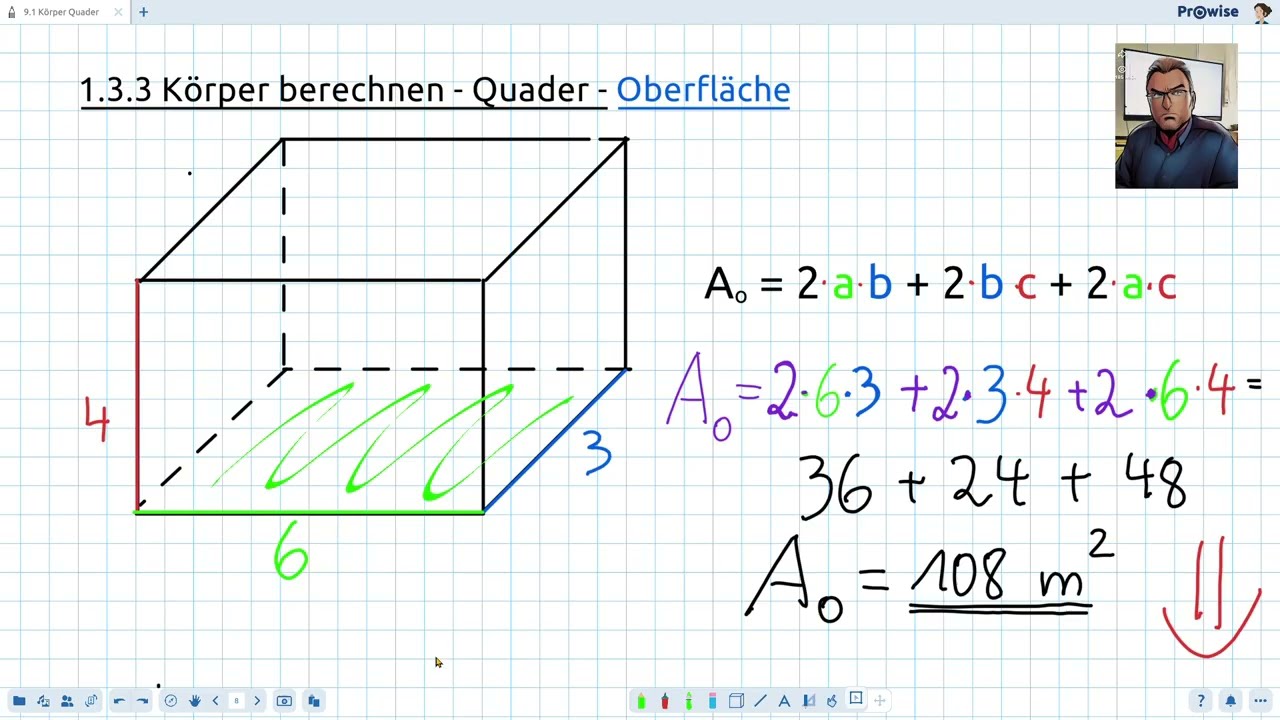 Körper Quader