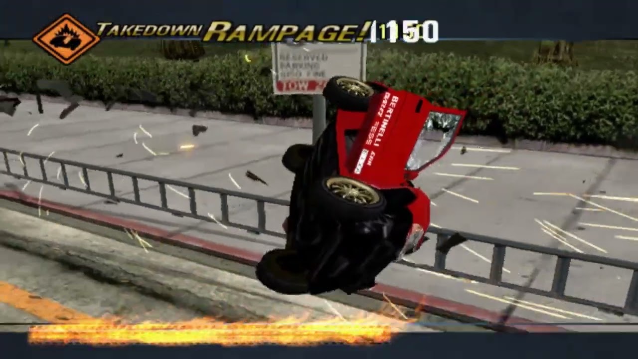 Burnout 3 Takedown 113 Takedowns | Waterfront Westbound |Road Rage | Compact Type 2