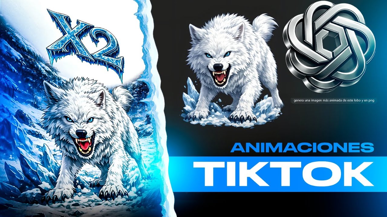 Animaciones para BATALLAS en TIKTOK🏆Chat GPT + Photoshop - Parte 1