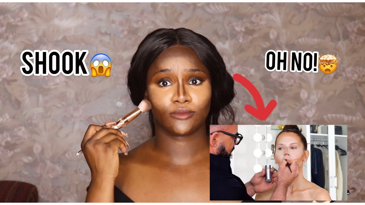 BLACK GIRL TRIES FOLLOWING A SCOTT BARNES MAKEUP TUTORIAL! SHOOK | SARAH KYOLA