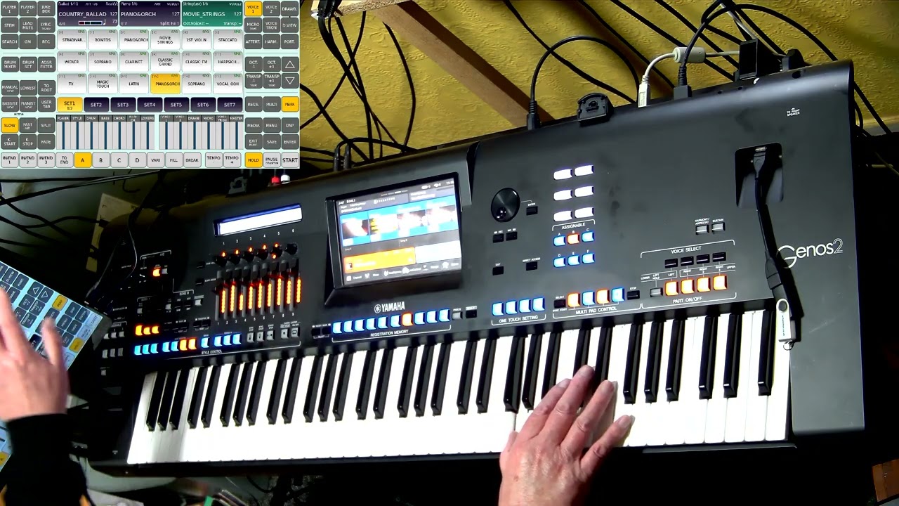 WITH ONE LOOK YAMAHA GENOS AND KETRON EVM COMBINED