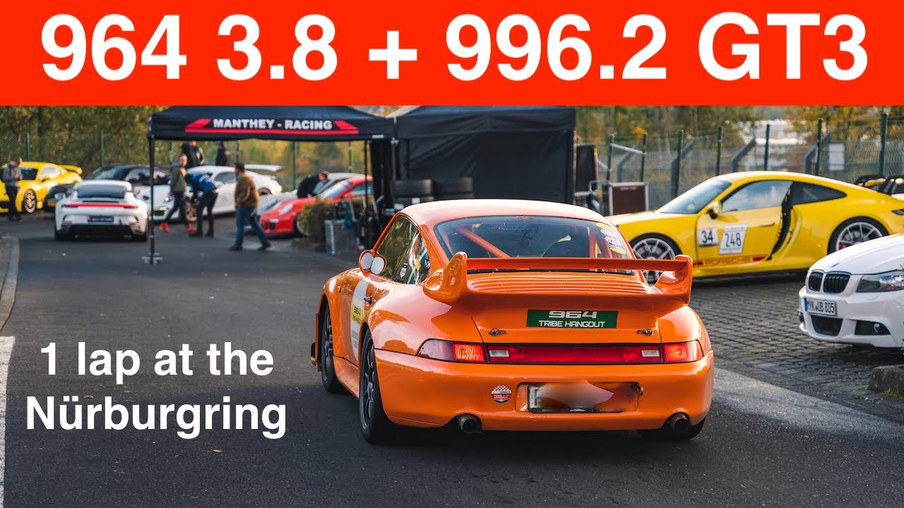 Porsche 964 3.8 & 996.2 GT3 -  1 lap autumn drive at Manthey trackday