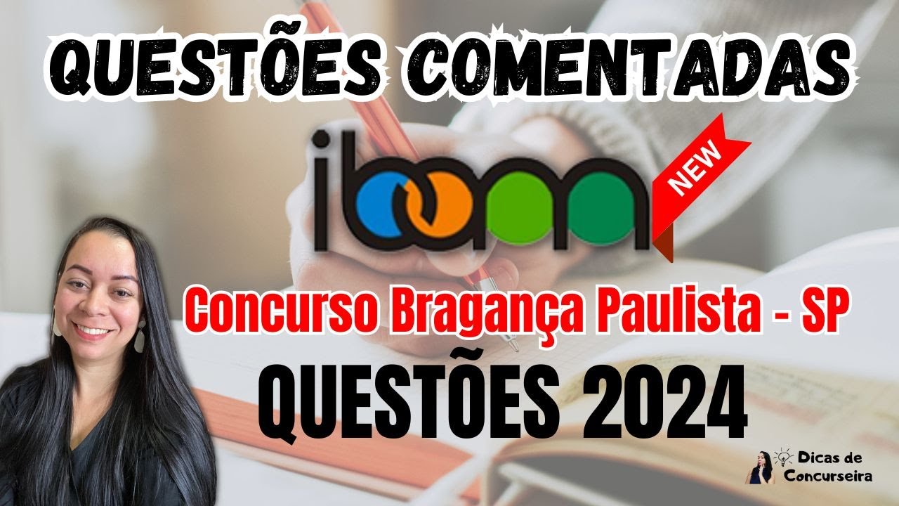 Novas Questões Comentadas IBAM 2024 | Nível Superior (Português)