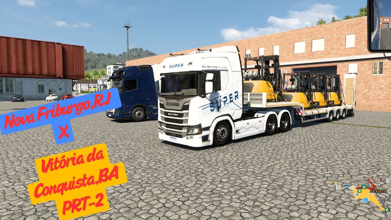 Euro Truck Simulator 2..Nova Friburgo,RJ X Vitória Dac Conquista,BA PART-02