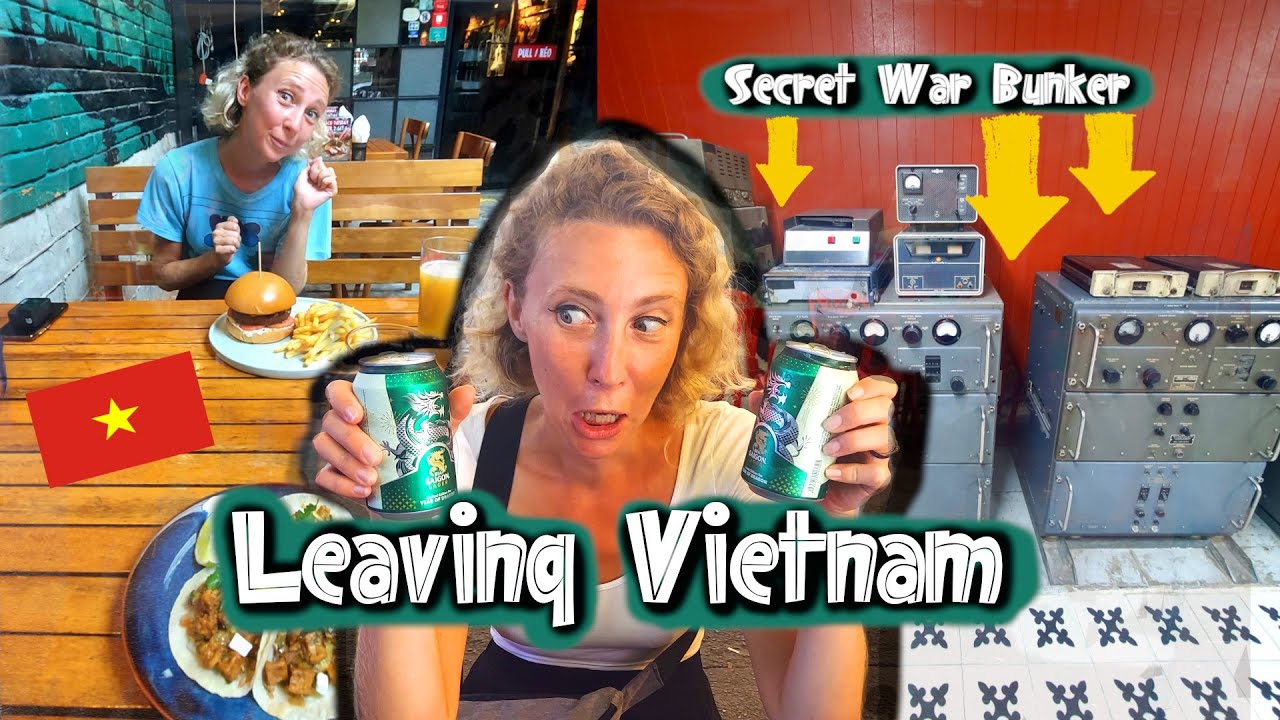 LEAVING VIETNAM! Visiting a Secret War Bunker (American/ Vietnam War)