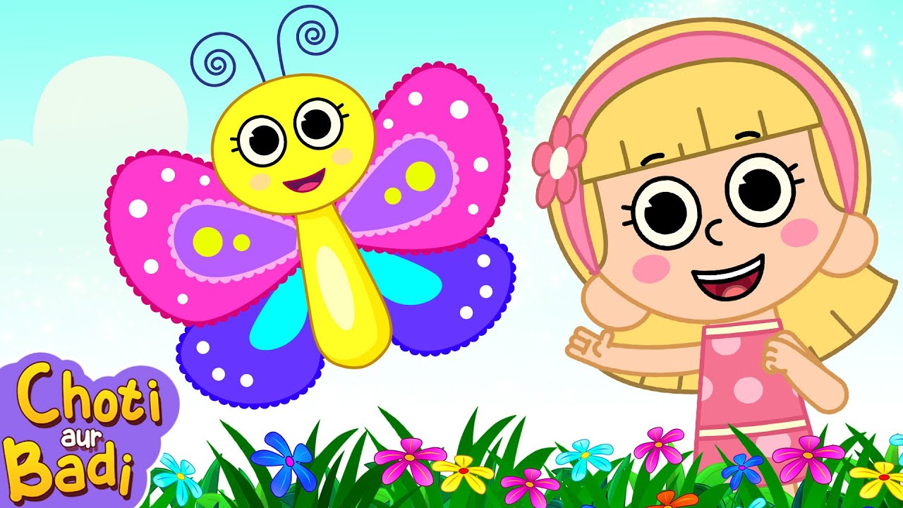 Main Choti Si Titli 🦋 | Many More Poems In Hindi For Kids | Choti aur Badi