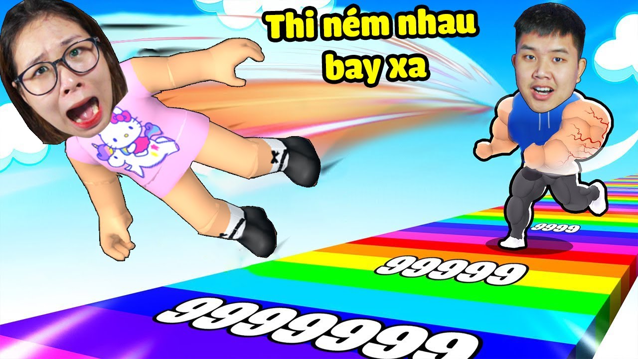 Thi ném nhau bay cao và xa nhất ! bqThanh Troll Ném Ốc Bay Mất Hút