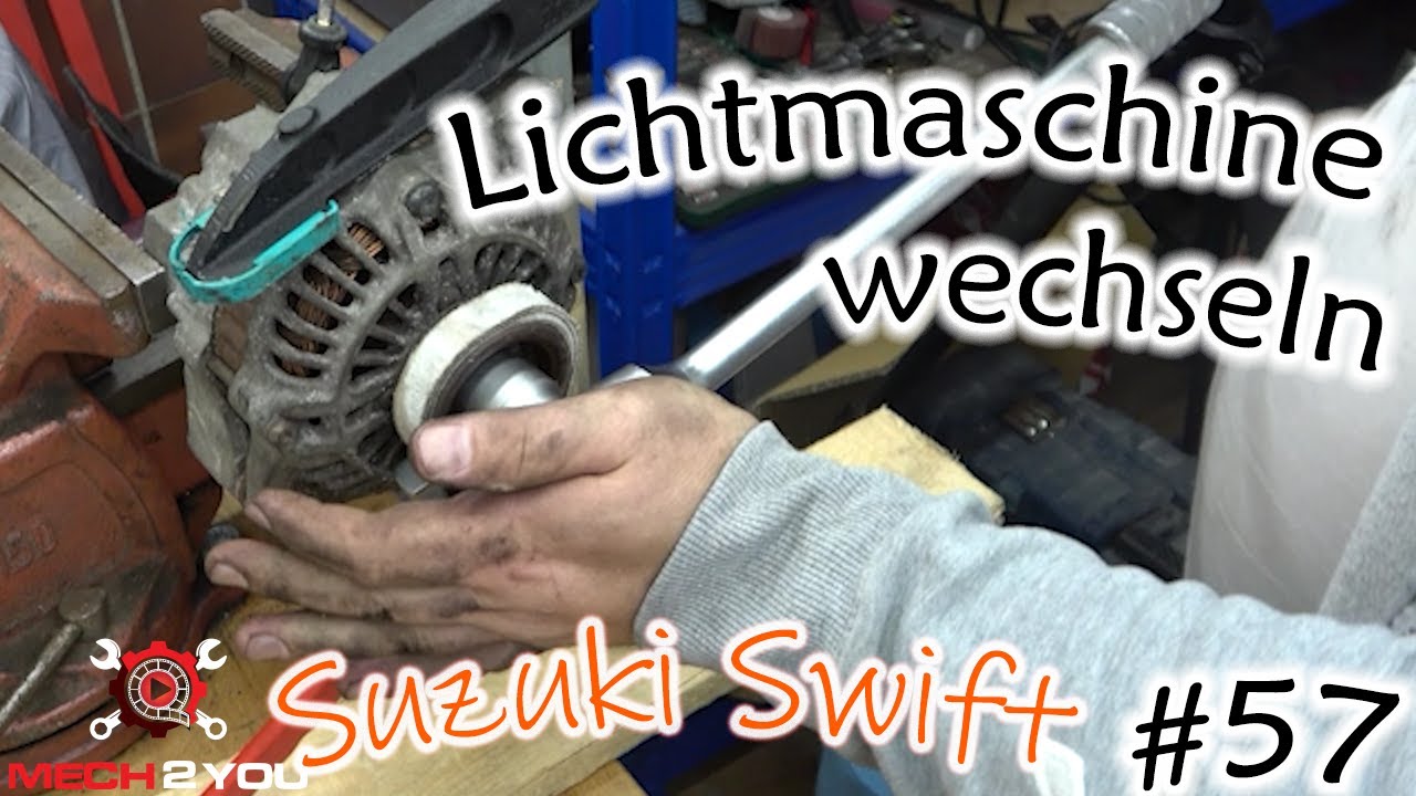 🛠️#57 Suzuki Swift Lichtmaschine / Generator tauschen |Ansaugbrücke ausbauen für die Lichtmaschine ?