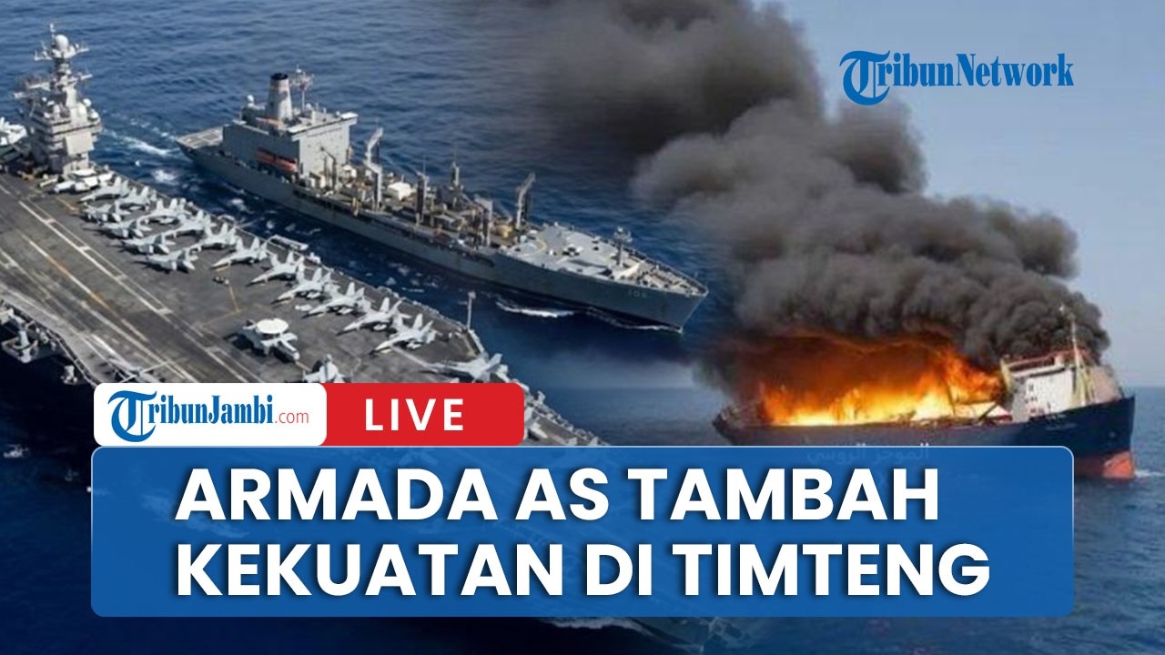 🔴Ketegangan Memuncak! Armada AS Tambah Kekuatan di Timur Tengah