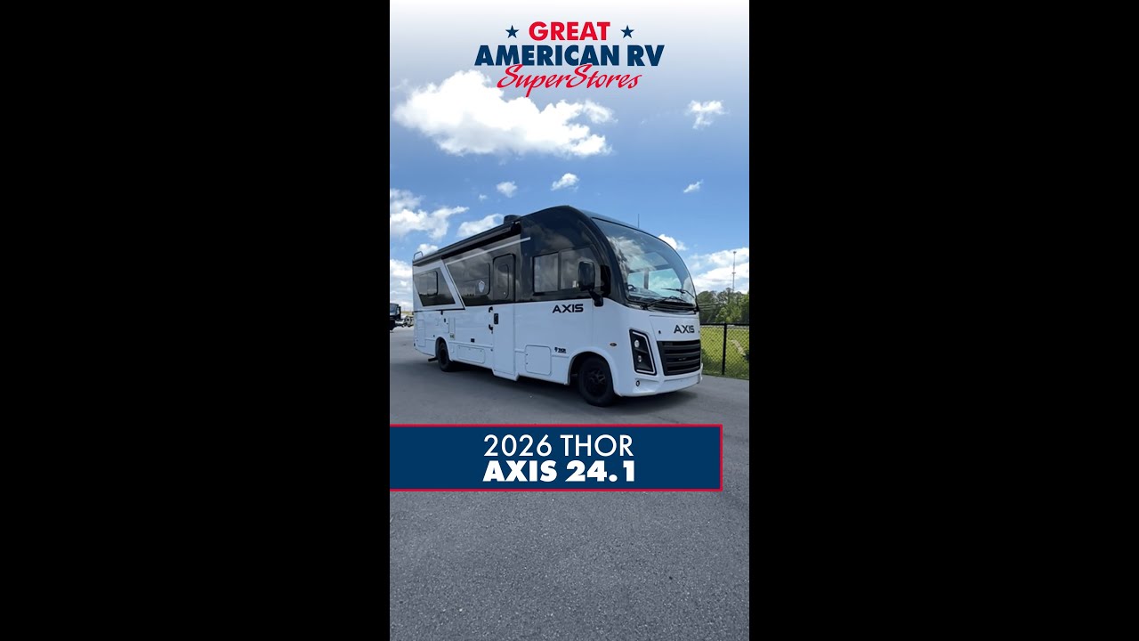 NEW 2026 Thor Motor Coach Axis 24.1 - Class A Gas Motorhome