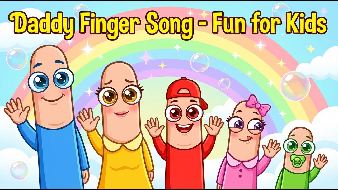“Daddy Finger Song | Kids Nursery Rhyme | Family Finger Song for Toddlers”
