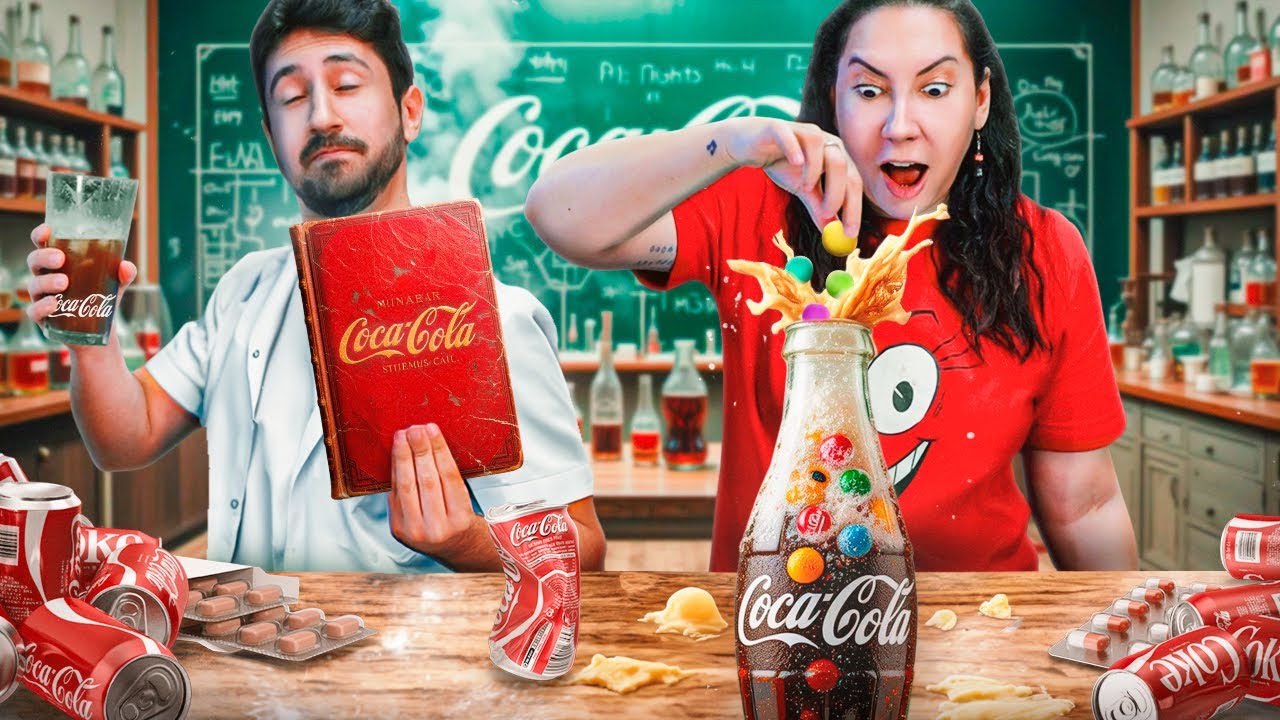 O SEGREDO ESCONDIDO da COCA COLA (com mentos!)