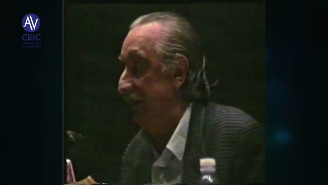&Uacute;ltima confer&egrave;ncia de Joan Fuster (1922-1992)