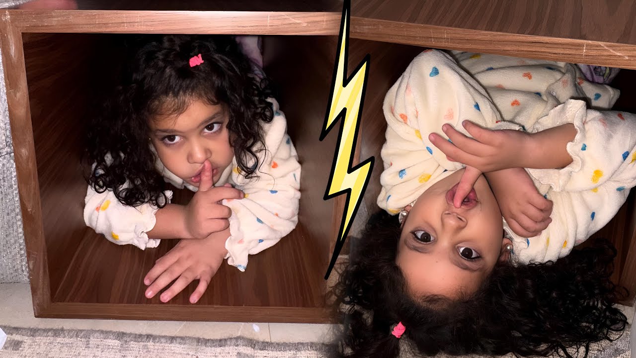 Cache-cache en famille :Adel vlog: happy kids