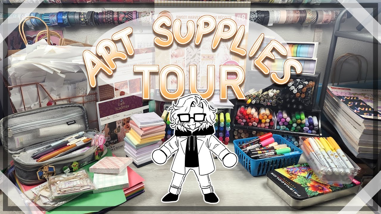 Going Through ALL Of My Art Supplies | For Sketchbooks And More!