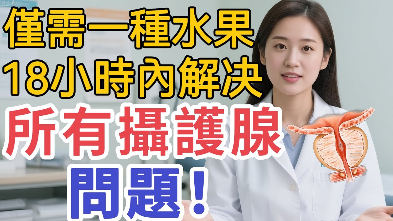 泌尿科醫生：幫助縮小攝護腺的強效水果！醫生才會告訴你的真相！#男性健康 #中國醫 #健康