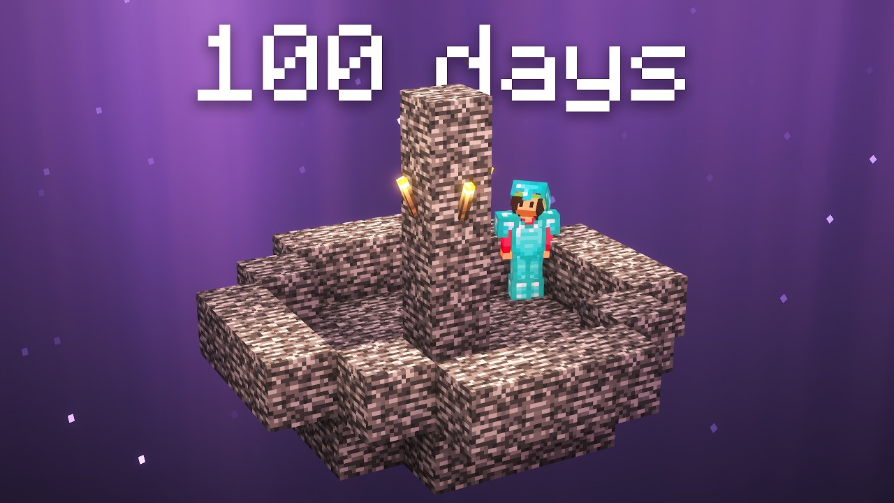 I Survived 100 Days Trapped in the End...
