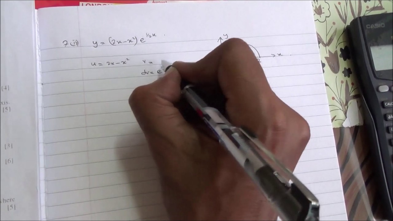 HSC A Level Maths October 2016 9709 32 P3 Q7