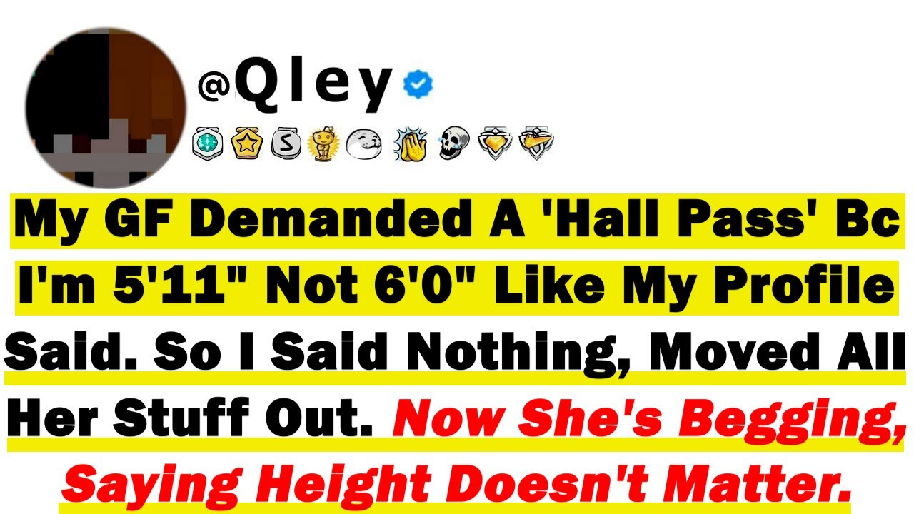 Моя девушка потребовала «пропуск в зал», потому что мой рост 5 футов 11 дюймов, а не 6 футов 0 дю...