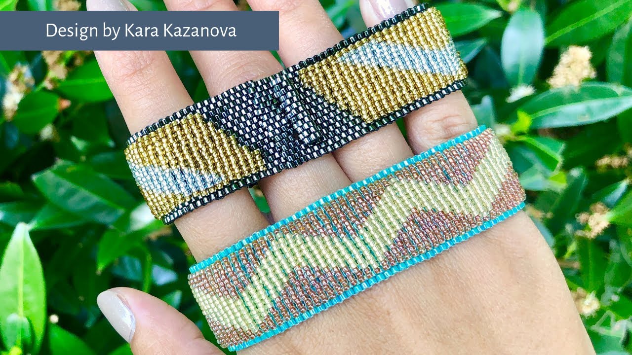 Hybrid bracelet tutorial | Peyote Stitch + Loom | Beaded Bracelet