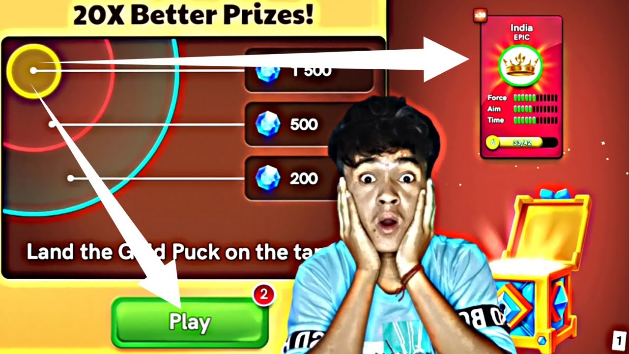 Golden Shot 1500 Gems 😲 New Legendary Striker 😲 Carrom Pool 🔥#carrompool