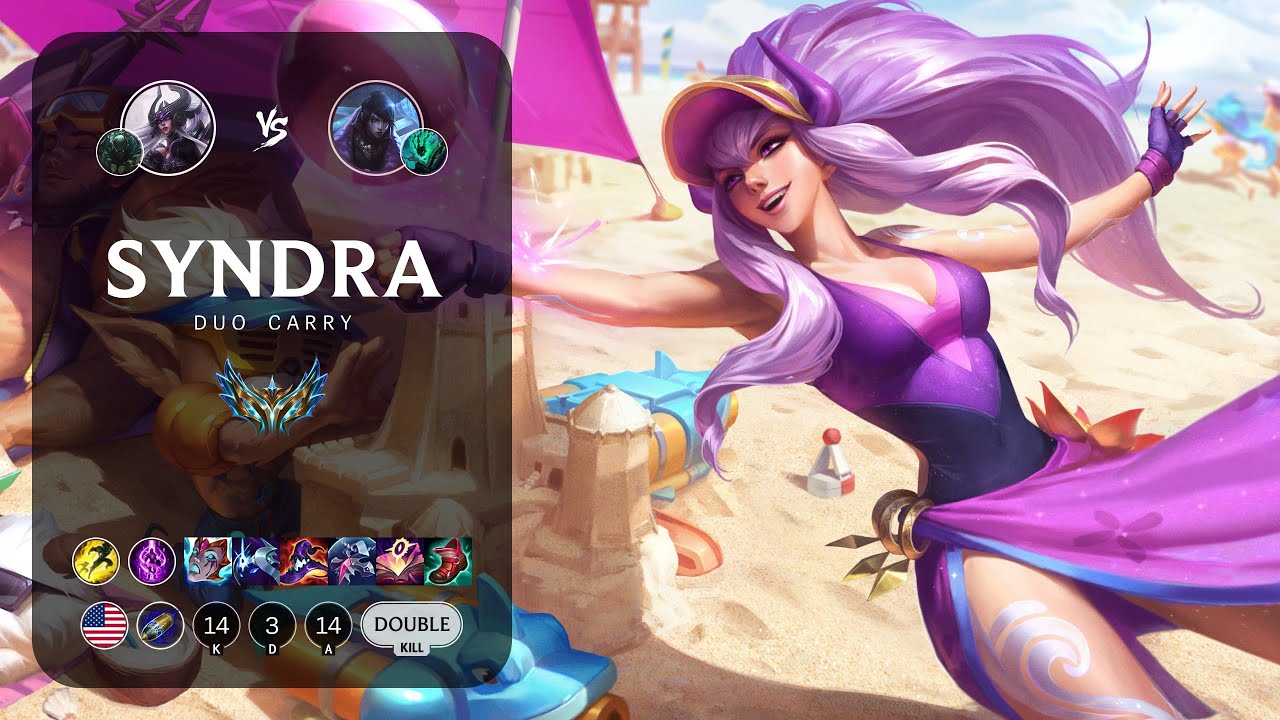 Syndra Carry vs Aphelios - NA Challenger Patch 13.19