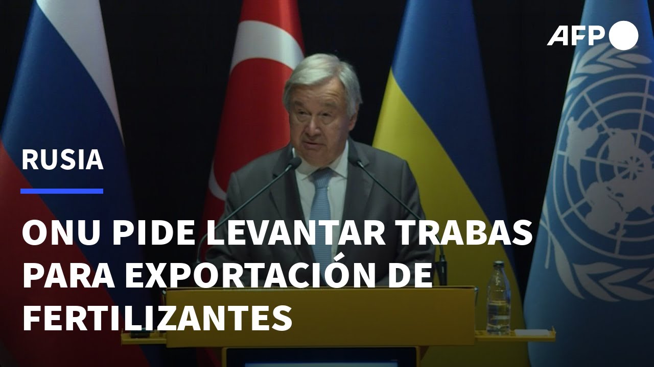 Jefe de la ONU pide levantar 