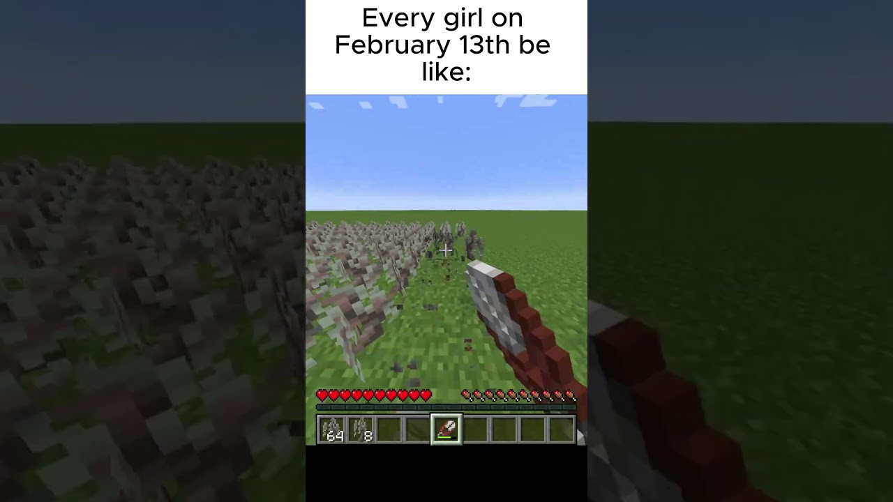 Every girl on February 13th be like: