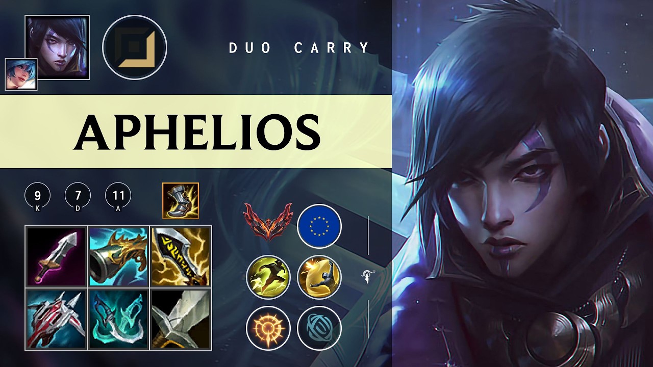 Aphelios ADC vs Draven - EUW Grandmaster Patch 26.05