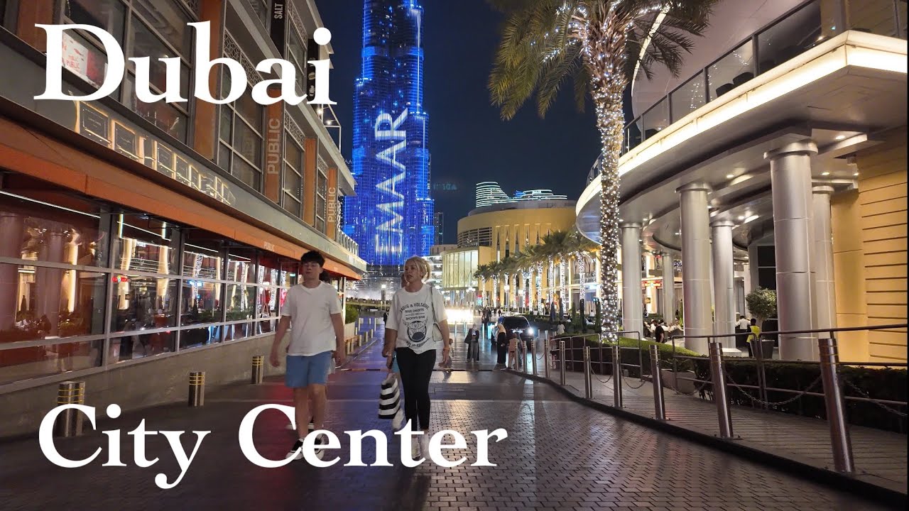 Dubai 4K | Amazing Downtown Dubai , City Center Walking Tour 