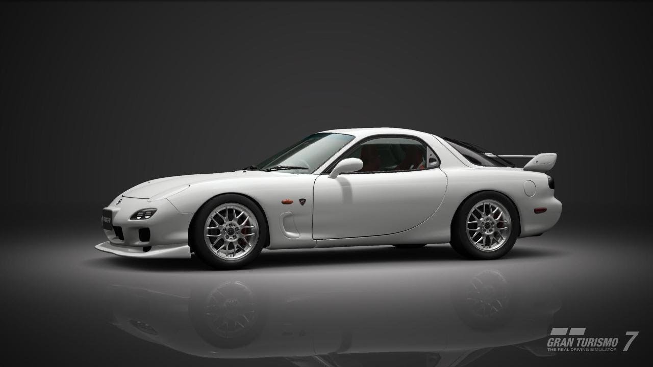 GT7 Tokyo expressway 600pp Mazda RX7 Mazda 787b engine swap Tune settings