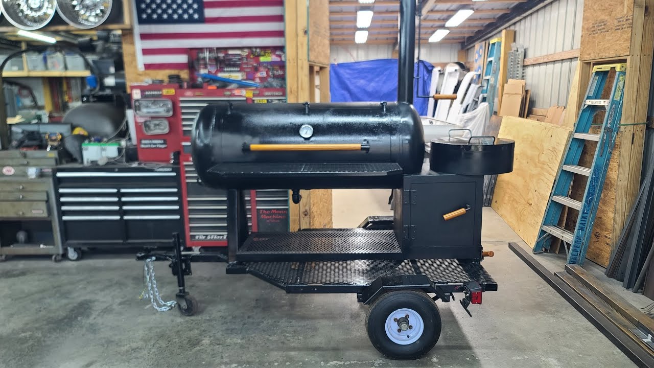 120 Gallon Reverse Flow Smoker Build By Fresh One!!!!