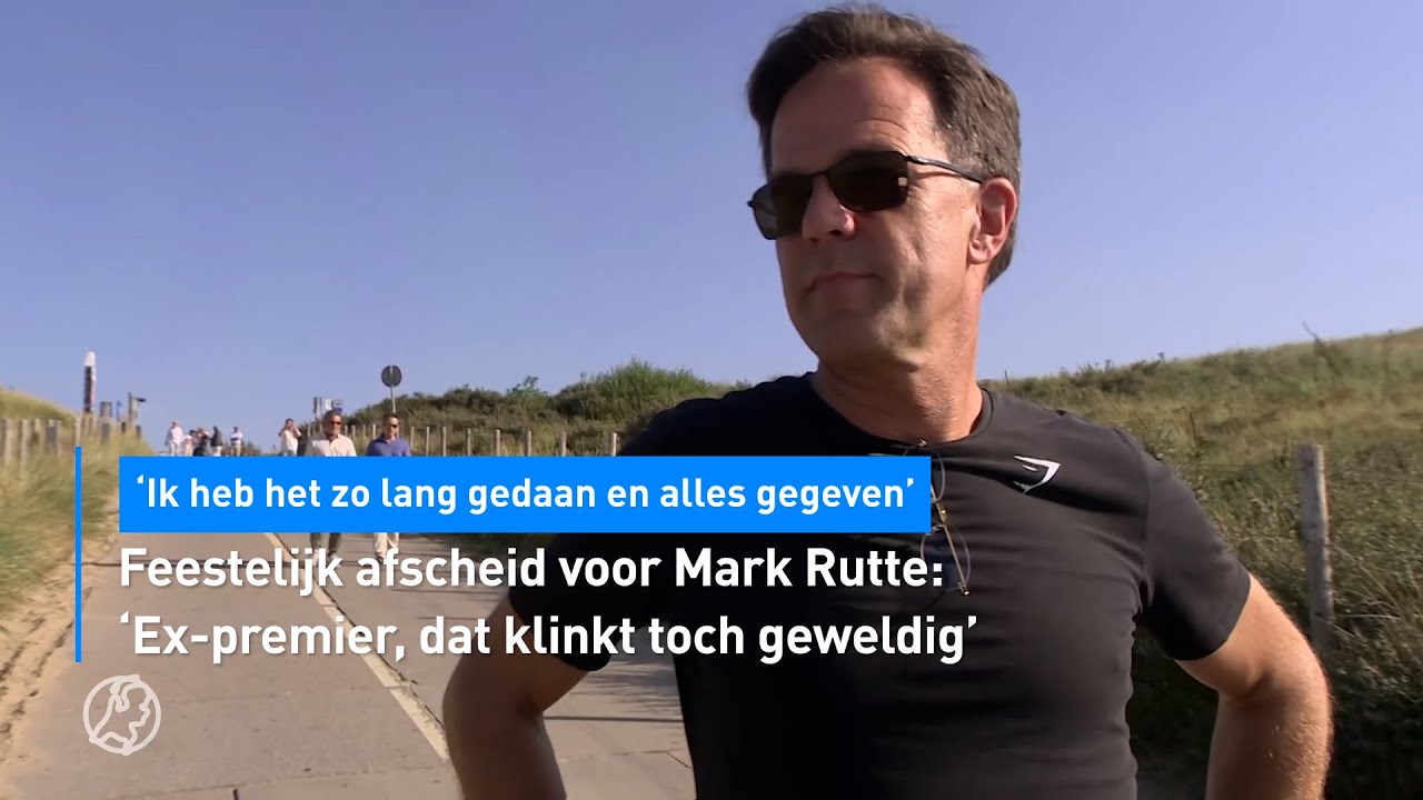🥳FEESTELIJK afscheid voor MARK RUTTE: 'Ex-premier, dat klinkt toch geweldig' | Hart van Nederland