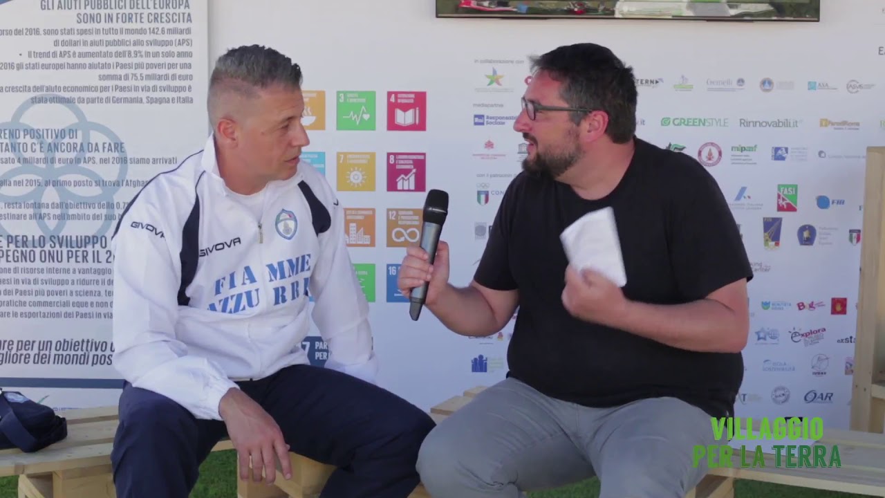 Antonio Aldovino, Fiamme Azzurre, al Villaggio per la Terra 18