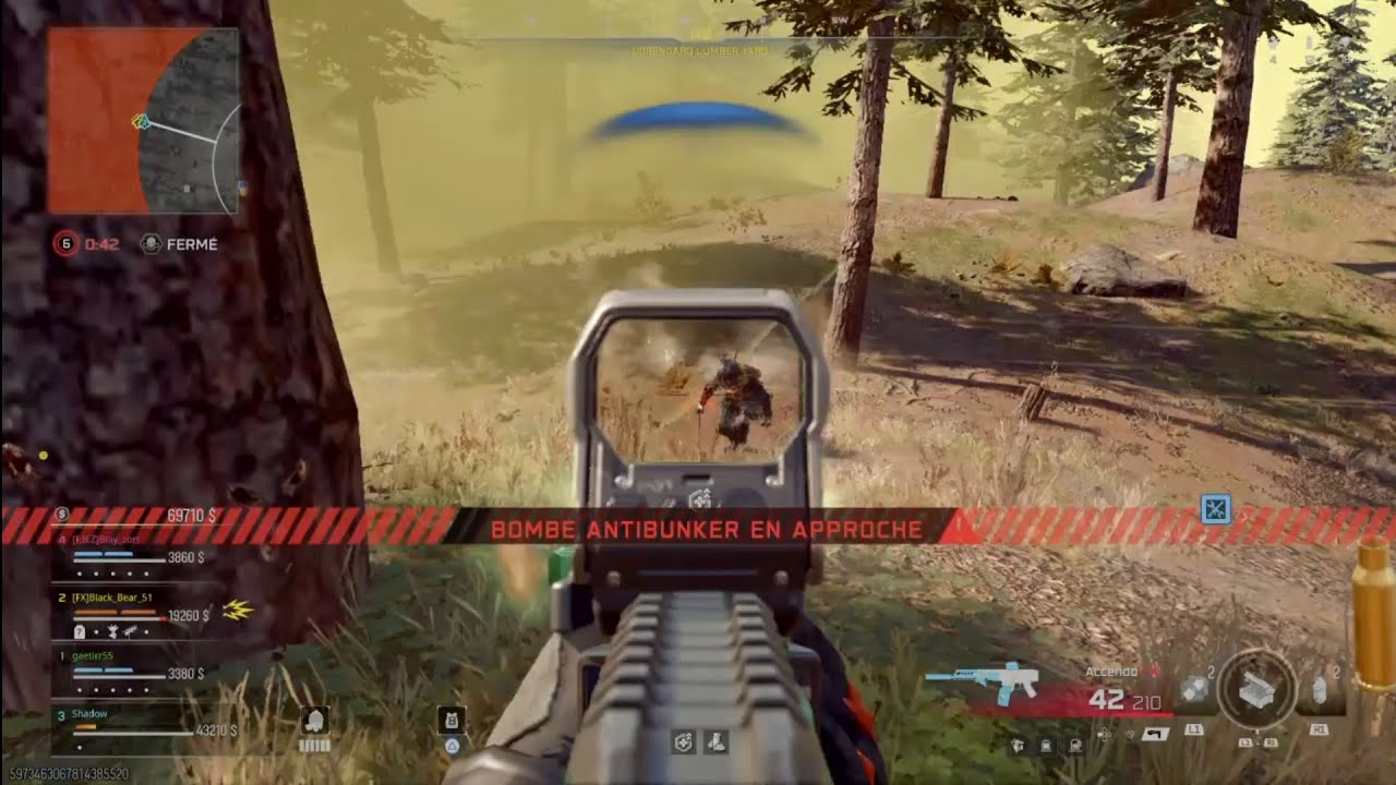 Top 1 grâce au travail d'équipe avec Blay_zort Black_Bear_51 et Gaetir