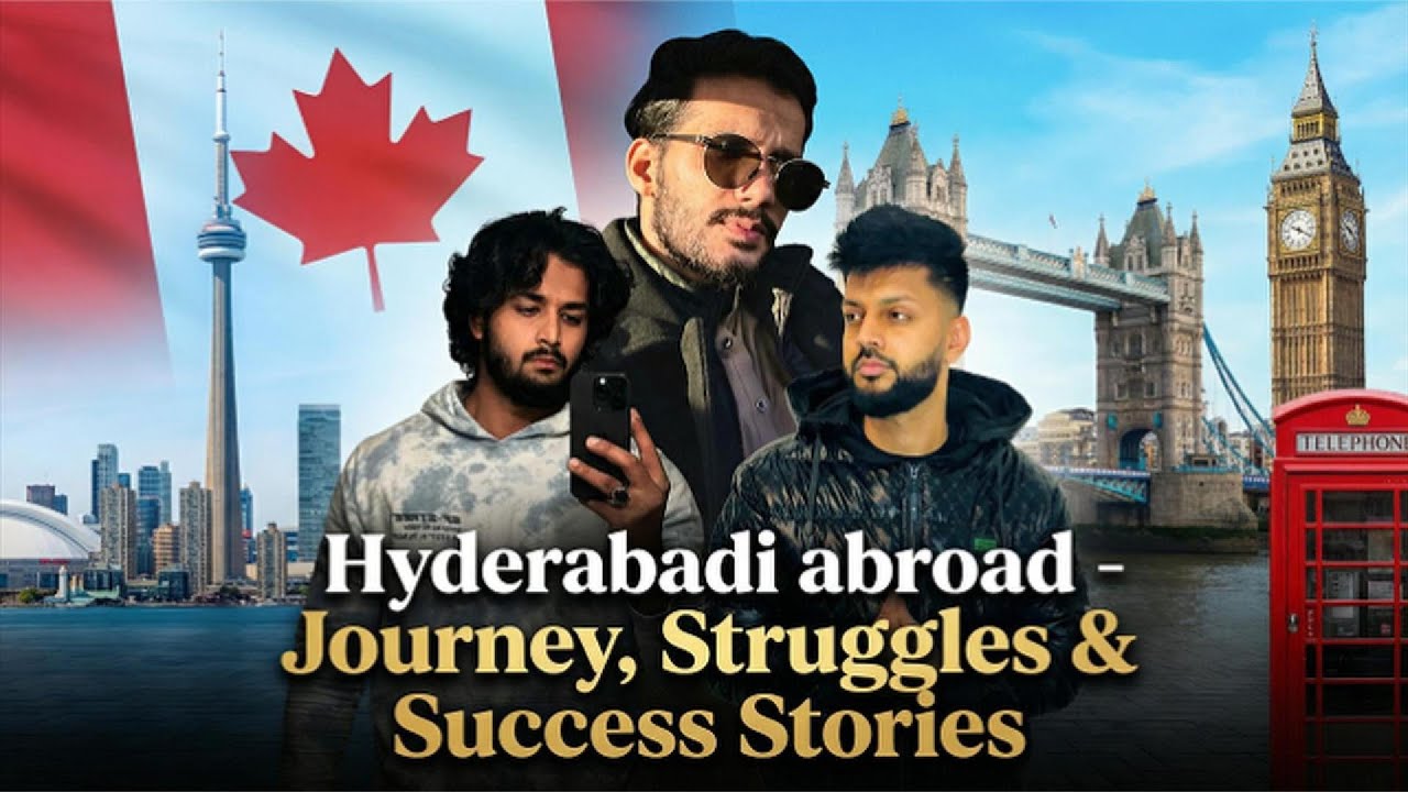 Hyderabadi Creators Abroad | Canada & UK Stories, Struggles & Content Creation Journey