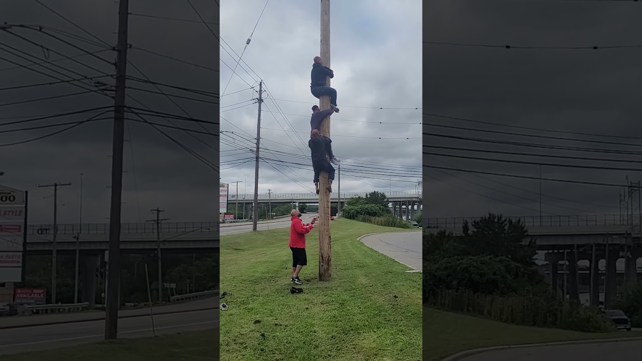 Greasy Pole Climb Practice #6