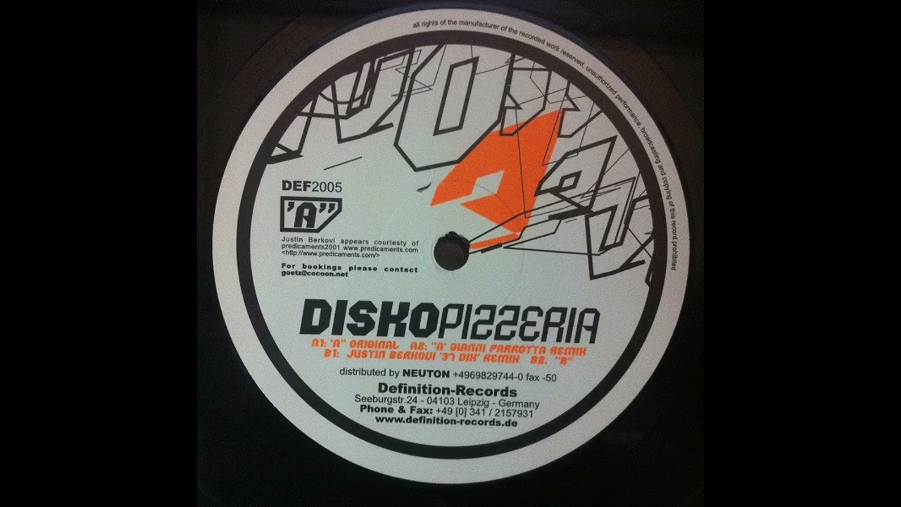 Justin berkovi - diskopizzeria