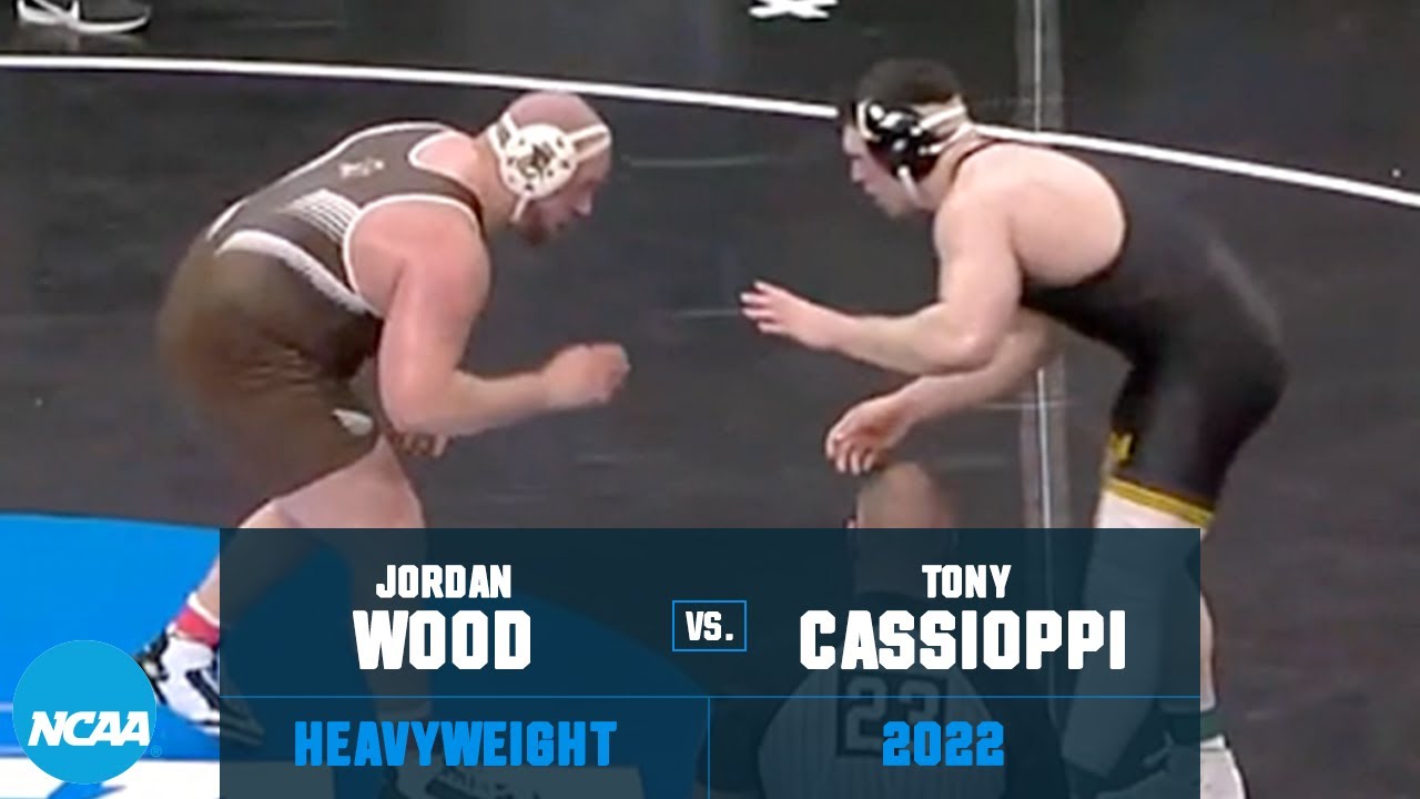 Jordan Wood v. Tony Cassioppi: 2022 NCAA Wrestling Championship quarterfinal (285 lb.)