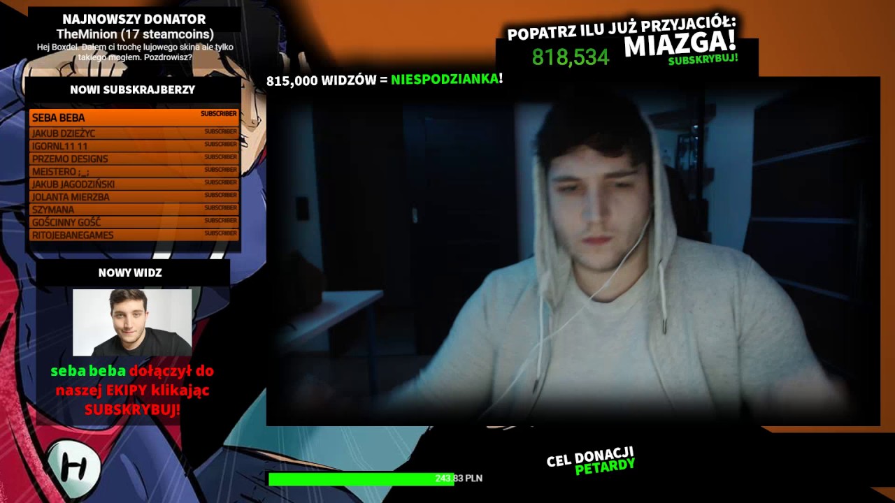 Michał Baron Live Stream