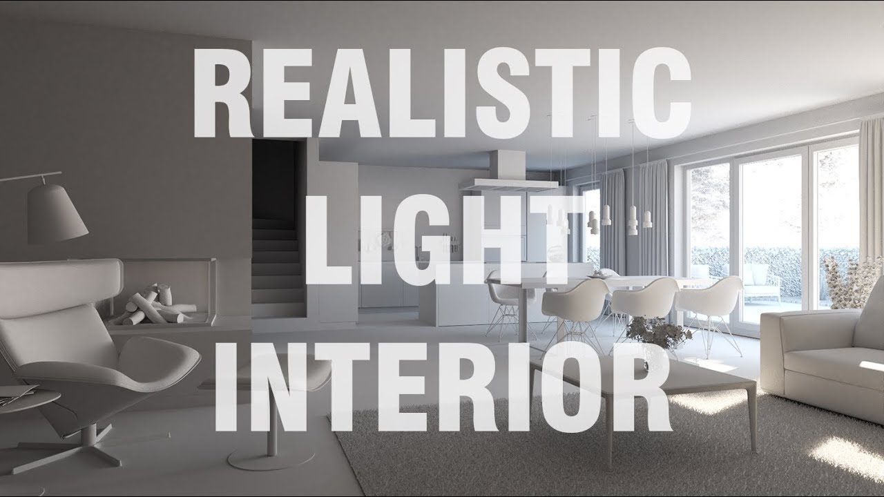 Tutorial / Realistic Light / Interior / Cinema 4D / V-Ray Sun / Portal Light