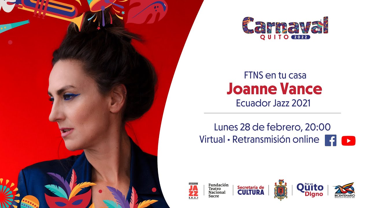 FTNS en tu casa: Joanne Vance (Ecuador Jazz 2021)