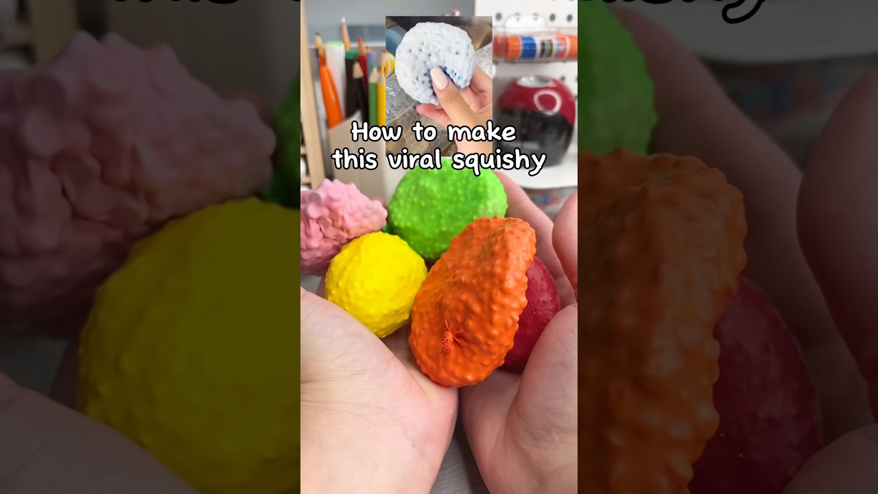 🫧Making this viral squishy?!? #squishy #diysquishy #diy #crafts #craft #cutecrafts #fidgettoys ￼￼